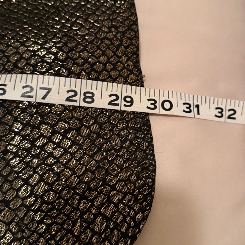 Anne Klein Black and Gold Patterned Blazer - Picture 5 of 5
